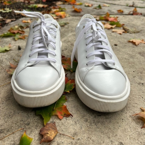 Ted Baker Floral Printed Platform Trainer Sneakers, size 9.5 - Picture 3 of 7